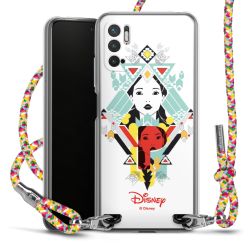 New Carry Case Transparent Stoff colourful/silber