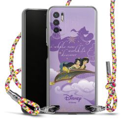 New Carry Case Transparent Stoff colourful/silber