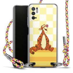 New Carry Case Transparent Stoff colourful/silber