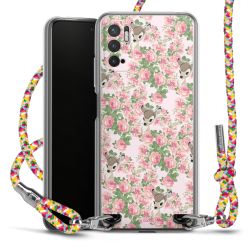 New Carry Case Transparent Stoff colourful/silber