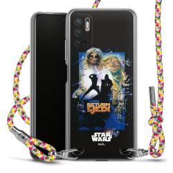 New Carry Case Transparent Stoff colourful/silber