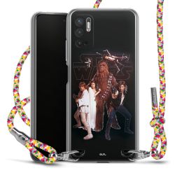 New Carry Case Transparent Stoff colourful/silber