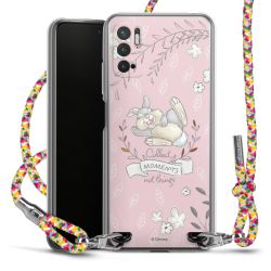 New Carry Case Transparent Stoff colourful/silber