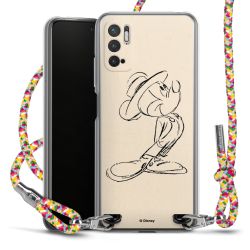 New Carry Case Transparent Stoff colourful/silber