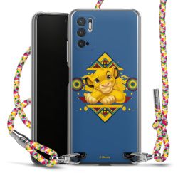 New Carry Case Transparent Stoff colourful/silber