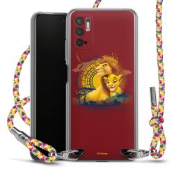 New Carry Case Transparent Stoff colourful/silber