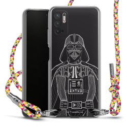 New Carry Case Transparent Stoff colourful/silber