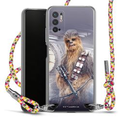 New Carry Case Transparent Stoff colourful/silber