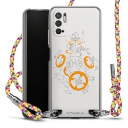 New Carry Case Transparent Stoff colourful/silber