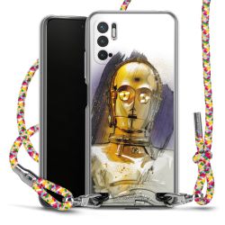 New Carry Case Transparent Stoff colourful/silber