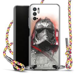 New Carry Case Transparent Stoff colourful/silber