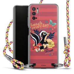 New Carry Case Transparent Stoff colourful/silber