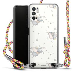 New Carry Case Transparent Stoff colourful/silber