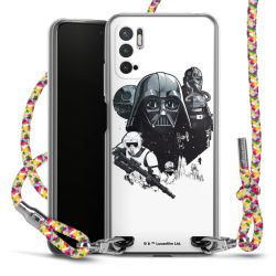 New Carry Case Transparent Stoff colourful/silber