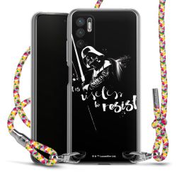 New Carry Case Transparent Stoff colourful/silber