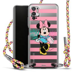 New Carry Case Transparent Stoff colourful/silber