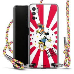 New Carry Case Transparent Stoff colourful/silber