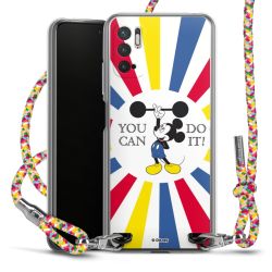 New Carry Case Transparent Stoff colourful/silber