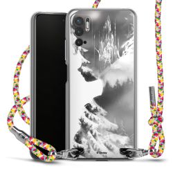 New Carry Case Transparent Stoff colourful/silber