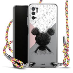 New Carry Case Transparent Stoff colourful/silber