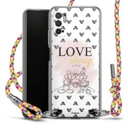 New Carry Case Transparent Stoff colourful/silber