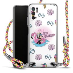 New Carry Case Transparent Stoff colourful/silber