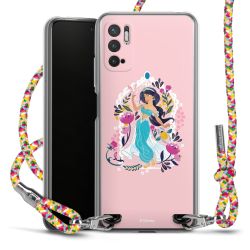 New Carry Case Transparent Stoff colourful/silber