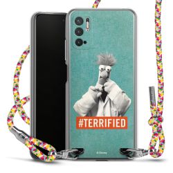 New Carry Case Transparent Stoff colourful/silber