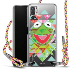 New Carry Case Transparent Stoff colourful/silber