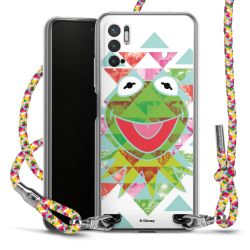 New Carry Case Transparent Stoff colourful/silber