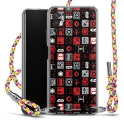 New Carry Case Transparent Stoff colourful/silber