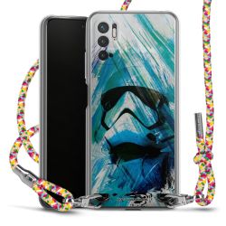 New Carry Case Transparent Stoff colourful/silber