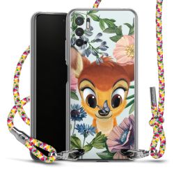 New Carry Case Transparent Stoff colourful/silber