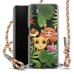 New Carry Case Transparent Stoff colourful/silber