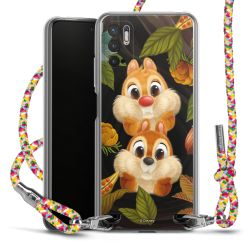 New Carry Case Transparent Stoff colourful/silber