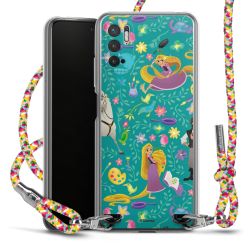 New Carry Case Transparent Stoff colourful/silber