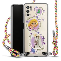 New Carry Case Transparent Stoff colourful/silber