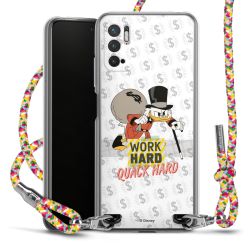 New Carry Case Transparent Stoff colourful/silber