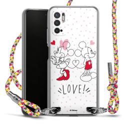 New Carry Case Transparent Stoff colourful/silber