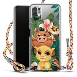 New Carry Case Transparent Stoff colourful/silber