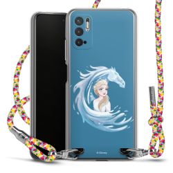 New Carry Case Transparent Stoff colourful/silber