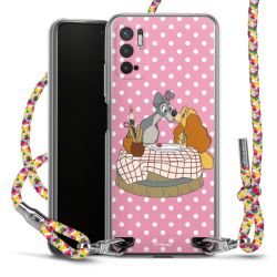 New Carry Case Transparent Stoff colourful/silber