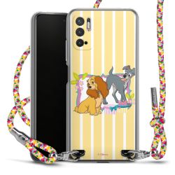 New Carry Case Transparent Stoff colourful/silber