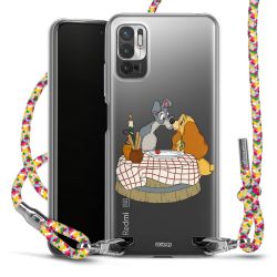 New Carry Case Transparent Stoff colourful/silber