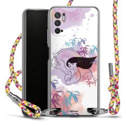 New Carry Case Transparent Stoff colourful/silber