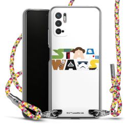 New Carry Case Transparent Stoff colourful/silber