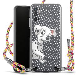 New Carry Case Transparent Stoff colourful/silber