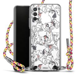 New Carry Case Transparent Stoff colourful/silber