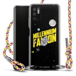 New Carry Case Transparent Stoff colourful/silber