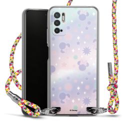 New Carry Case Transparent Stoff colourful/silber